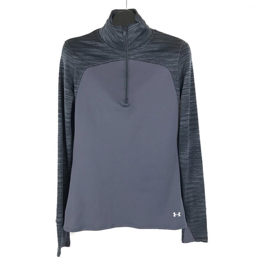 Under Armour Cold Gear Fitted 1/4 Zip Pullover Men's Large Base Layer Outdoor